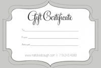 a cute looking gift certificate  s p a  gift certificate template fancy gift certificate template