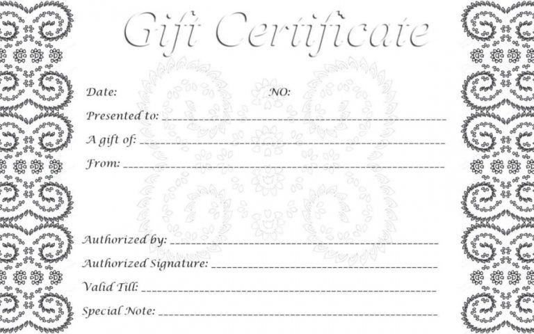 Editable 28 Cool Printable Gift Certificates Kittybabylove Fancy Gift ...