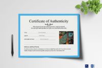 editable artwork authenticity certificate template certificate of authenticity artwork template