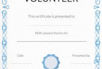 editable free volunteer appreciation certificates — signup volunteer recognition certificate template excel