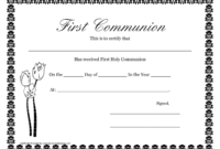 first communion banner templates  printable first communion first communion certificate template excel