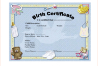 free 7+ birth certificate template  bookletemplate hospital birth certificate template examples