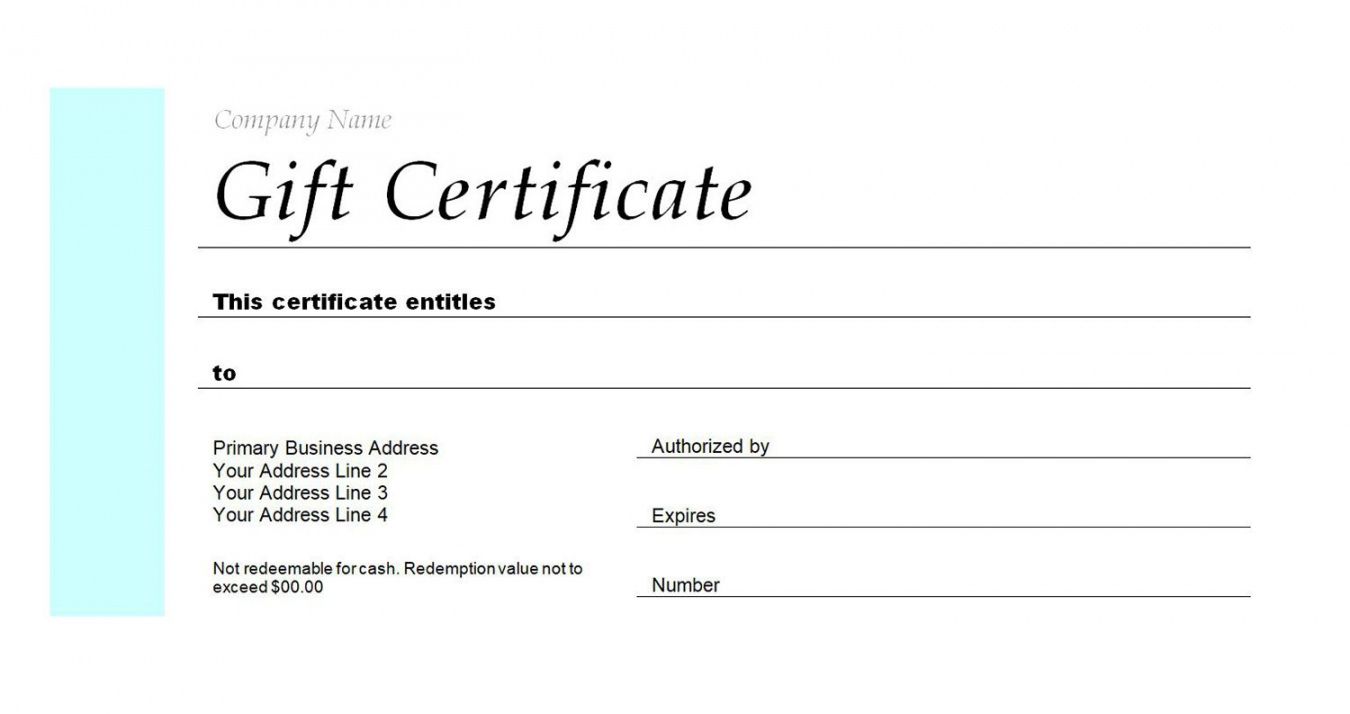 free gift certificate templates you can customize fancy gift certificate template doc