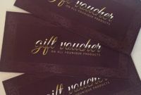 free gift vouchers for younique presenters younique gift certificate template