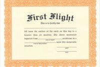 printable first flight certificate from sporty&amp;#039;s pilot shop flag flying flag flying certificate template doc