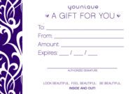 younique gift vouchers  garden design ideas younique gift certificate template examples