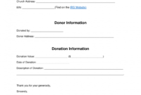 editable free church donation receipt  word  pdf  eforms  free sponsorship receipt template