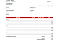 free construction invoice template  invoice simple payment due upon receipt template doc