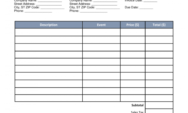 free free catering invoice template  word  pdf  eforms  free catering company receipt template