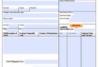 free free dhl commercial invoice template  pdf  word  excel shipment receipt template pdf