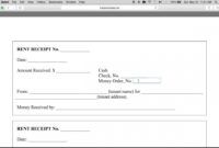 free how to write a monthly rental receipt form  pdf template monthly rental receipt template doc
