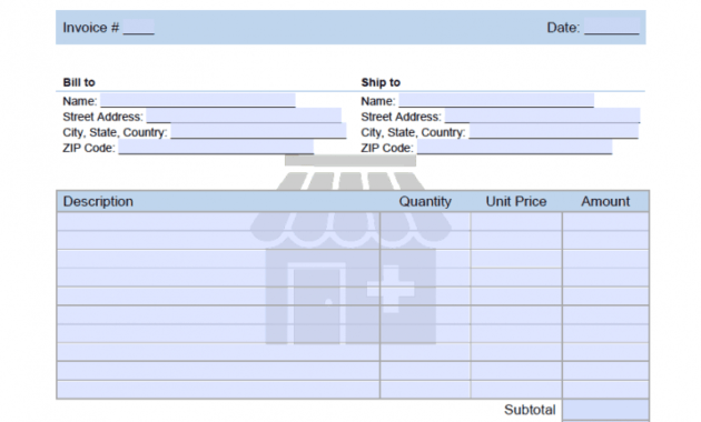 free pharmacy invoice template  onlineinvoice pharmacy receipt template doc