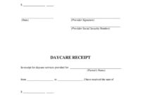 printable child care receipt fillable  fill online printable dependent care receipt template pdf