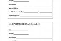 printable free 9 daycare receipt examples &amp;amp; samples in pdf  doc dependent care receipt template