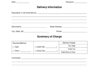 printable free delivery receipt template  word  pdf  eforms  free shipment receipt template sample