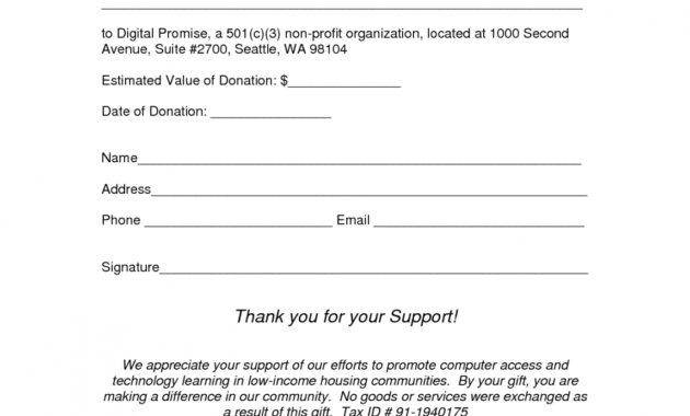 printable non profit donation receipt form template example  vmd silent auction donation receipt template sample