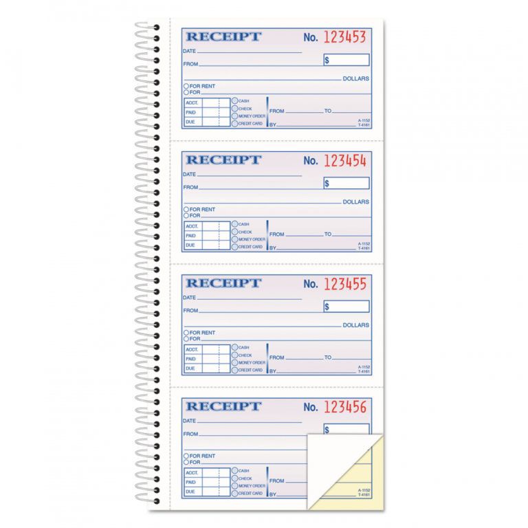 Printable Room Rent Receipt Format Format Of Receipt Samples Of Massage ...