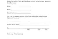 earnest money deposit receipt form  fill online printable real estate deposit receipt template pdf