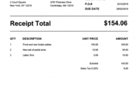editable 100 free receipt templates  print &amp;amp; email receipts as pdf oil change receipt template pdf