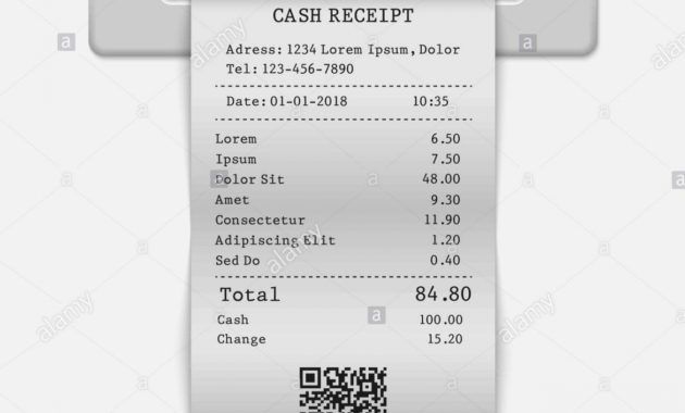 editable paper sales printed receipt bill atm template stock vector atm receipt template doc