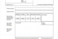 free 8 stock transfer forms in pdf  ms word stock transfer certificate template