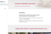 free catering quote template  better proposals catering quotation template