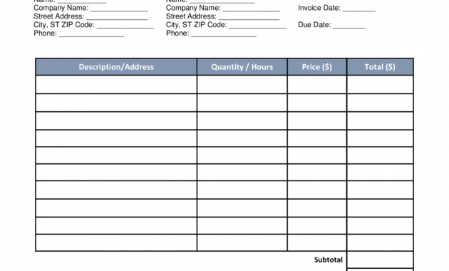 free cleaning housekeeping invoice template  word  pdf house cleaning receipt template pdf