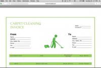 printable free carpet cleaning service invoice template  pdf  word carpet cleaning receipt template sample