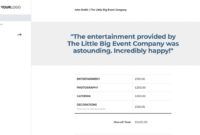 sample of free event planner quote template  better proposals event planning quotation template pdf