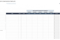 sample of free price comparison templates  smartsheet market research quotation template doc