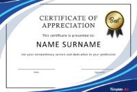 editable 30 free certificate of appreciation templates and letters employee recognition certificate template