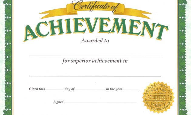 editable achievementcertificatetemplatesdownloadpdfprintable academic achievement award certificate template