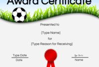 editable free soccer certificate maker  edit online and print at home coach of the year certificate template excel