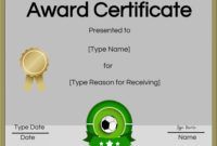 editable free soccer certificate maker  edit online and print at home coach of the year certificate template pdf