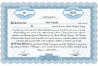 editable free stock certificate online generator common stock certificate template