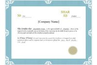 free 40 free stock certificate templates word pdf ᐅ templatelab corporate share certificate template excel