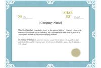 free 40 free stock certificate templates word pdf ᐅ templatelab corporation stock certificate template excel