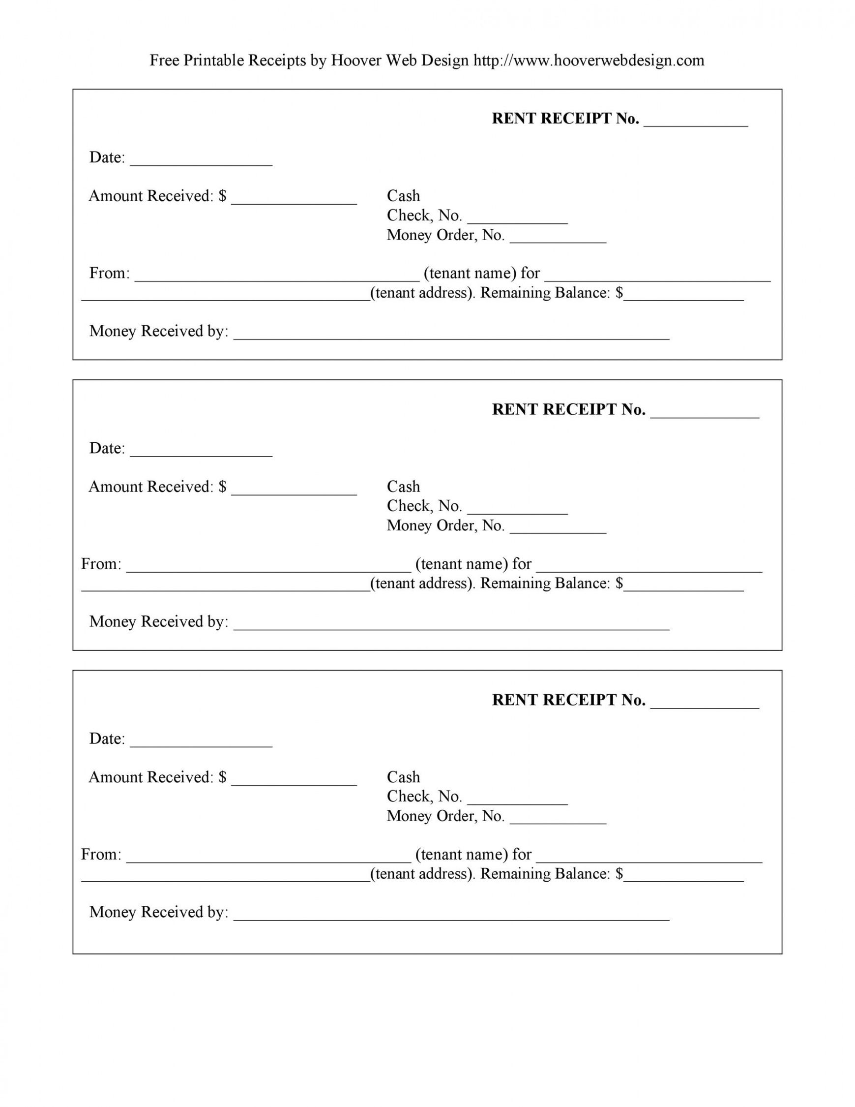 free 49 printable rent receipts free templates ᐅ templatelab home rent receipt template sample