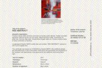 free artcertificate  certificate of authenticity for artists coa certificate of authenticity photography template