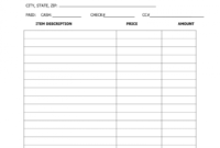 free blank sales invoice  fill online printable fillable small sales receipt template sample