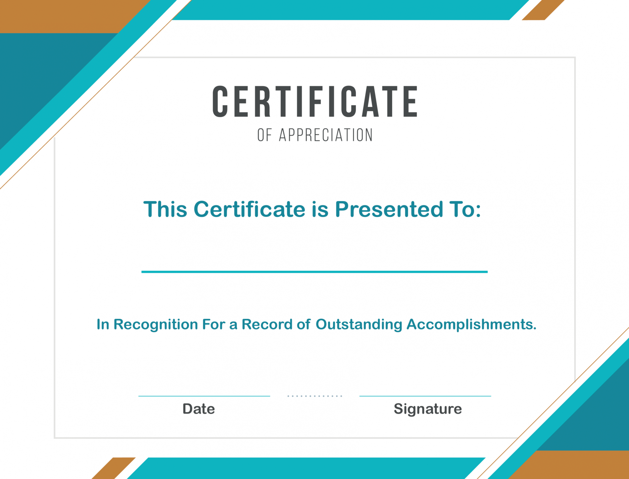 Appreciation Report Example Free Free Sample Format Of Certificate Of Appreciation Template ...