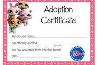 free kitten adoption certificate  the w guide adopt an animal certificate template