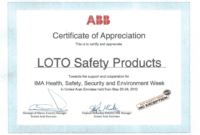 free loto safety lockout &amp;amp; tagout products manufacturer lock out tag out training certificate template excel
