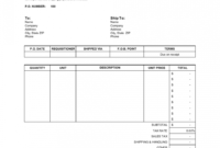 free purchase order  excel template  by businessinabox™ purchase order receipt template doc