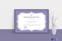 official adoption certificate design template in psd word adopt an animal certificate template excel