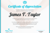 printable certificate of appreciation certificate of organization template examples