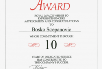 printable long service award certificate template free forte  long long service award certificate template