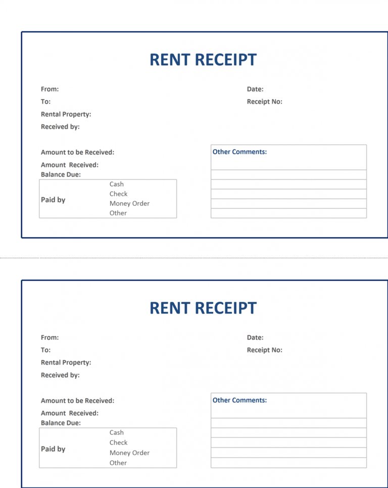 Rent Receipt Template Google Docs Portal Tutorials - vrogue.co