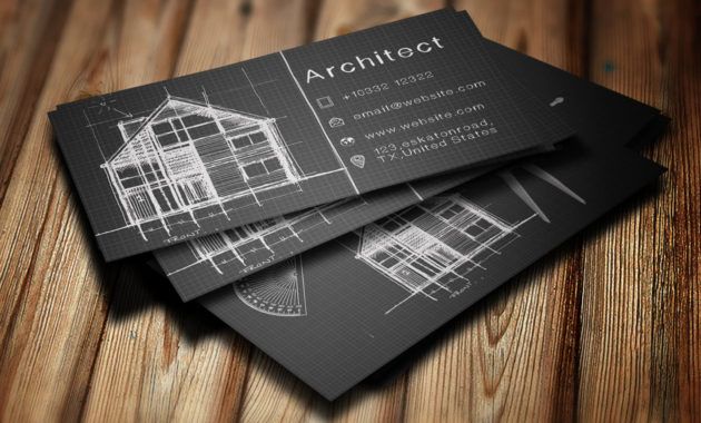 business card for architect  techmix architect business card templates excel