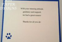 editable coach thank you card quotes quotesgram thank you card for coach image